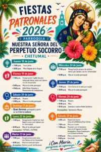 Familias Fortalecen su fe, Agradecen a Dios y Honran a Nuestra Señora del Perpetuo Socorro
