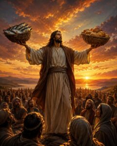 Jesús, Partio los Panes y Comieron Todos y se Saciaron