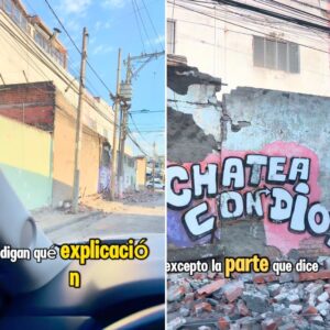Fuerte Terremoto en Colombia Deja Intactas Frases Sobre Jesús en una Pared y el Video se Vuelve Viral