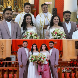 Dos Hermanas Gemelas se Casaron con dos Hermanos Gemelos, ¡y Sacerdotes Gemelos Celebraron su Matrimonio!