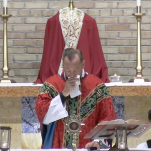 Este Sacerdote se Conmovió Tanto en la Consagración que Algunos Creyeron Estar Ante un Milagro Eucarístico