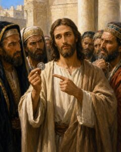 Hipócritas, dad al César lo que es del César y, a Dios lo Que es de Dios